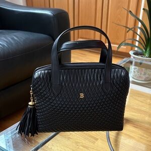 Bally Elegant Black Quilted Handbag
